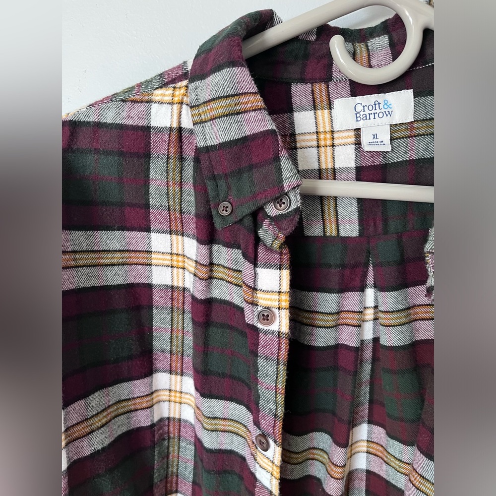 Croft and Barrow men’s flannel